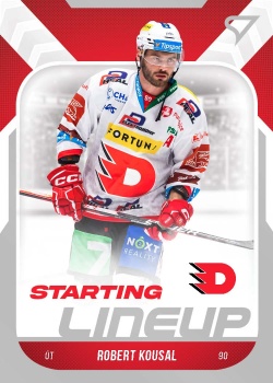 Robert Kousal Pardubice Tipsport ELH 2022/23 SportZoo 2. serie Starting LINEUP #SL-36
